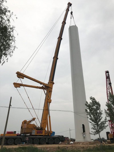 利勃海爾500噸汽車(chē)吊龍?jiān)次涑嵌谒驳跹b